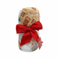 Holiday Home® Microplush Throw - Gingerbread Delight Perspective: Main