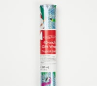 Holiday Home 40 Inch Tropical Santa Gift Wrap Roll Perspective: Main