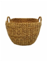 HD Designs Large Water Hyacinth Basket with Round Handles Perspective: Main