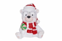 Holiday Home Polar Bear with LED Glasses Decoration Perspective: Main