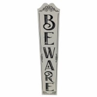 Holiday Home Beware Halloween Sign Wall Decor Perspective: Main