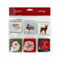 Holiday Home Yuletide Embellished Christmas Gift Tags