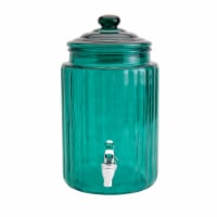 Everyday Living Glass Drink Dispenser – Teal Perspective: Main