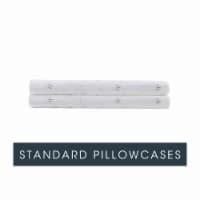 HD Designs 300 Thread Count Pillow Cases Standard - 2 Pack Leaves Perspective: Main