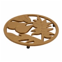 SDS for HD Designs Harvest Matte Antique Brass Trivet Perspective: Main