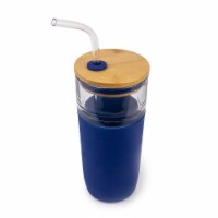 HD Designs Outdoors Summer Glass Tumbler - Navy Perspective: Main