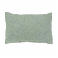 HD Designs Geometric Motif Decor Pillow - Gray