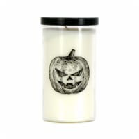 Holiday Home Halloween Jar Candle Sketched Pumpkin Perspective: Main