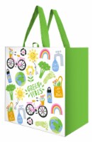Earthwise Green Vibes Reusable Shopping Bag
