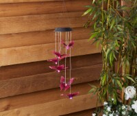 HD Designs Outdoors Solar Butterfly Mobile