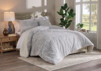HD Designs Faux Fur Comforter Set F/Q- Snow Leopard Perspective: Main