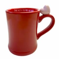 Certified International Valentine's Mug with Heart on Handle Perspective: Main