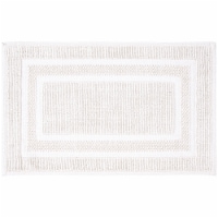 HD Designs Antimicrobial Bath Rug - Bright White Perspective: Main