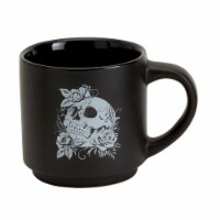 Holiday Home 16 oz Earthenware Skull Halloween Mug