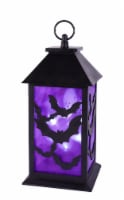 Holiday Home® 14" Purple Projection LED Lantern 3D Effect Halloween Decor