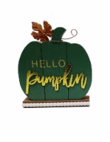 Holiday Harvest Wooden Pumpkin Thanksgiving Fall Décor Perspective: Main