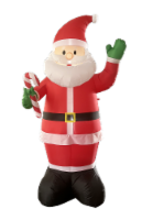 Holiday Home Inflatable Santa Claus Perspective: Main
