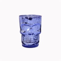 Holiday Home Skull Candle - Purple Perspective: Main