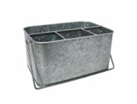 HD Designs Outdoors Summer Galvanized Flatware Caddie