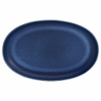 Dash of That Chrysalis Blue Oval Platter - Blue Perspective: Main