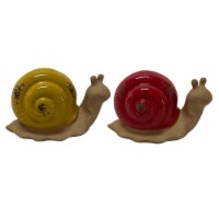 HD Designs Outdoors Snails - Yellow/Red