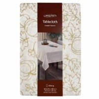 Holiday Home Pumpkin Shimmer Fall Autumn Tablecloth Perspective: Main