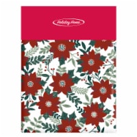 Holiday Home™ Poinsettia Tablecloth Perspective: Main