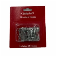 Holiday Home Ornament Hooks Christmas Décor - Silver