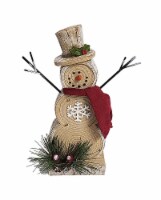 Holiday Home 10.4" Snowman Christmas Holiday Décor