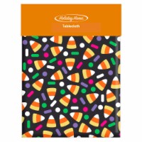 Holiday Home Vinyl Candy Corn Tablecloth Perspective: Main