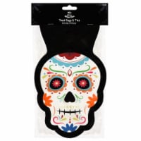 Holiday Home Day Of The Dead Skull Shaped Treat Bags Perspective: Main