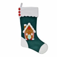 Holiday Home Gingerbread House Stocking Christmas Decoration Perspective: Main