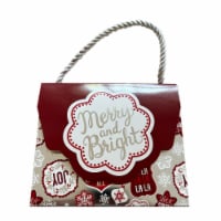 Yuletide Merry and Bright Candy Purse Christmas Gift Card Holder Perspective: Main