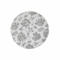 Dash of That Chrysalis Gray Floral Appetizer Plate Perspective: Main