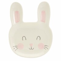 Holiday Home Ceramic Bunny Appetizer Plate