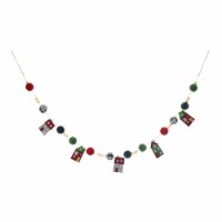 Holiday Home Ornaments and Houses Fabric Garland Christmas Decor
