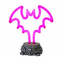 Holiday Home LED Neon Bat Tabletop Sign Halloween Decor Perspective: Main