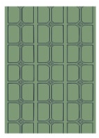 SDS for HD Designs Poly Pro Rug - Green Geo Design Perspective: Main