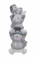 Holiday Home® Christmas LED Stacked Snowman Holiday Décor Perspective: Main