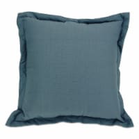 HD Designs Chambray Flange Decor Pillow - Blue