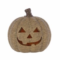 Holiday Home Burlap Pumpkin - Tan Perspective: Main