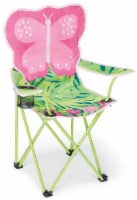 Glacier's Edge Betty Butterfly Youth Camp Chair Perspective: Main