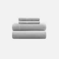HD Designs Solid Gray Flannel Sheet Set