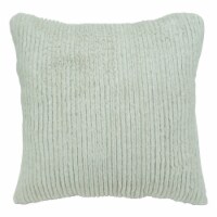 HD Designs Ribbed Faux Fur Decorative Pillow - Light Gray Perspective: Main