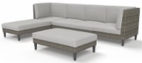 HD Designs Outdoors Aviana Wicker Sectional Set Perspective: Main