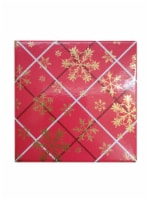 Holiday Home Rigid Box - Simple Plaid & Snowflakes Perspective: Main