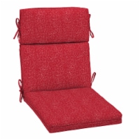 HD Designs Outdoors High Back Dining Chair Cushion - Salsa Red Perspective: Main