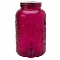 HD Designs Outdoors 4L Color Tinted Embossed Sun Tea Jar Perspective: Main