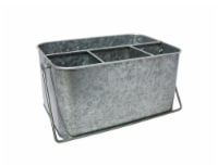 HD Designs Outdoors Galvanized Flatware Caddy Perspective: Main