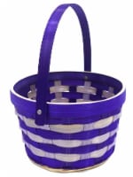 Holiday Home Easter Basket Two Tone Bamboo - Purple Perspective: Main